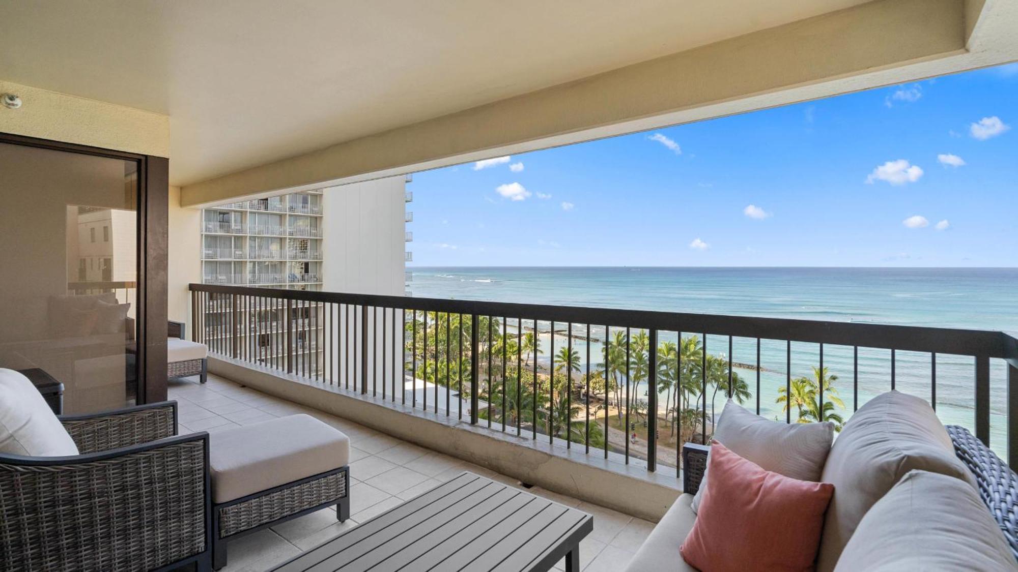 Luxury Oceanfront 2 Bedroom Apartment At Waikiki Beach Tower Honolulu Exteriör bild