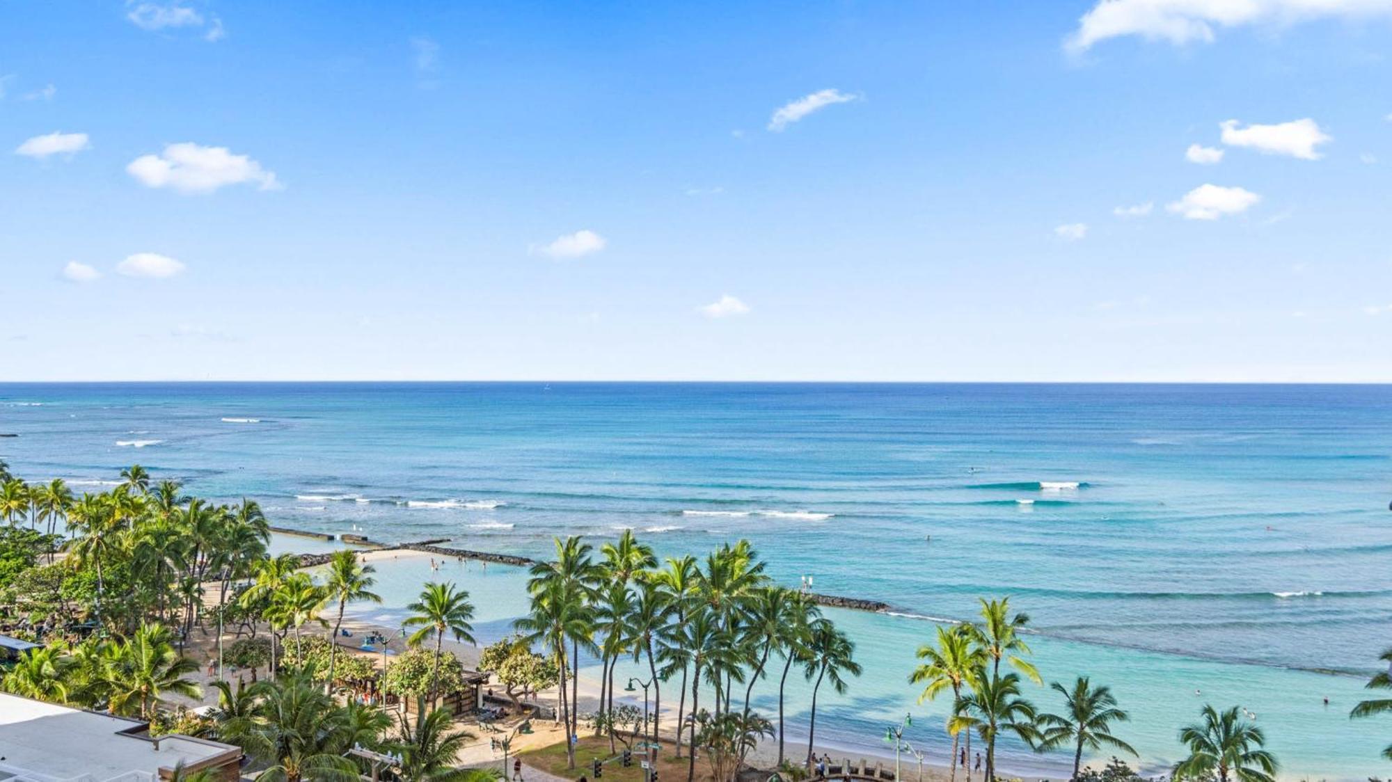 Luxury Oceanfront 2 Bedroom Apartment At Waikiki Beach Tower Honolulu Exteriör bild